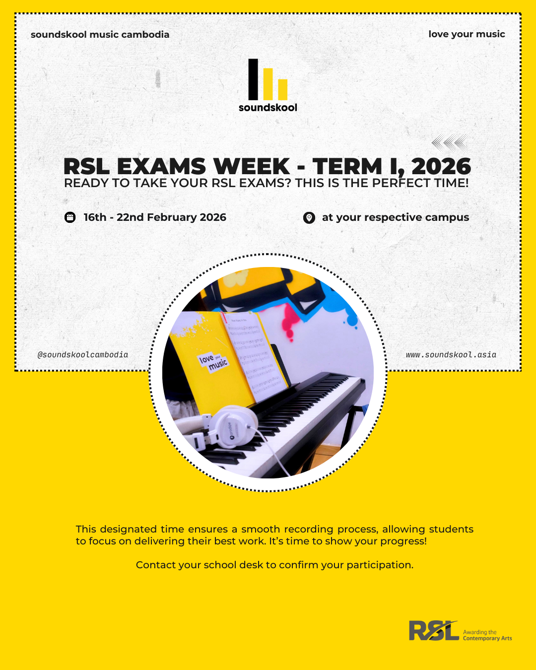 RSL Exams Week — Term I 2026